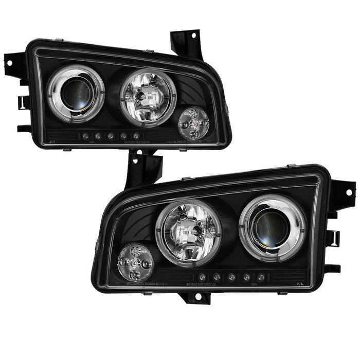 Spyder Dodge Charger Projector Headlights with LED Halo - 5009739 Spyder Dodge Charger Projector Headlights with LED Halo - 5009739