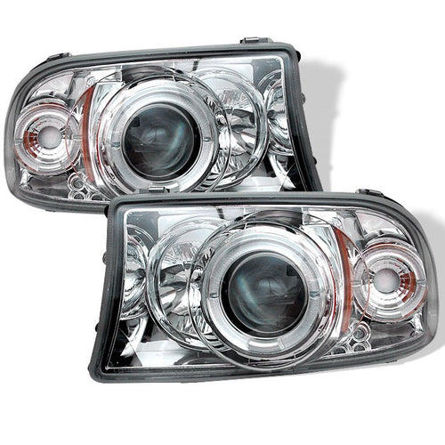Dodge Dakota Headlights, Dakota Headlights, Durango Headlights, Chrome Headlights, spyder Headlights