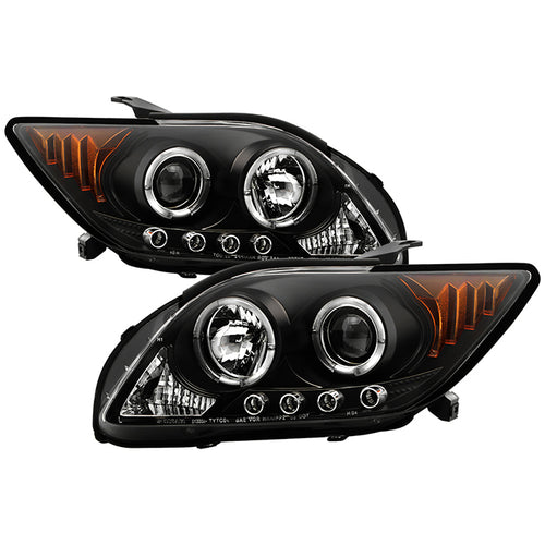 Scion Projector Headlights, TC Projector Headlights, 08-10 Projector Headlights, Black Projector Headlights, Scion TC Headlights, Spyder Projector Headlights