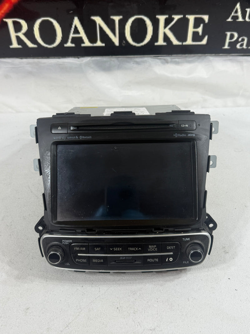 2014-2015 Kia Sorento Radio Receiver Display Screen Navigation 965601UAA0VA OEM