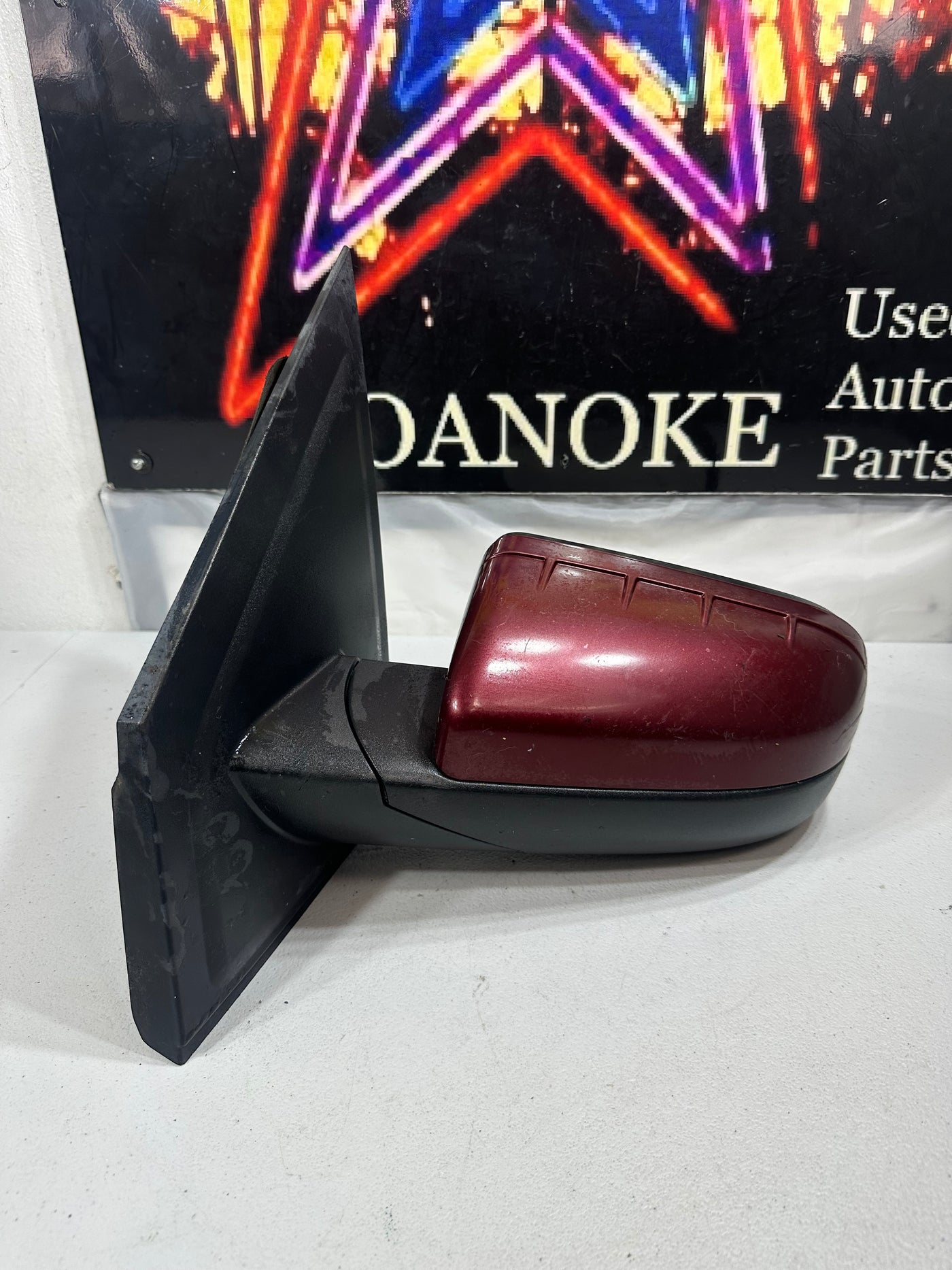 2008-2009 Ford Taurus X Driver Left Mirror Power heated Burgundy OEM