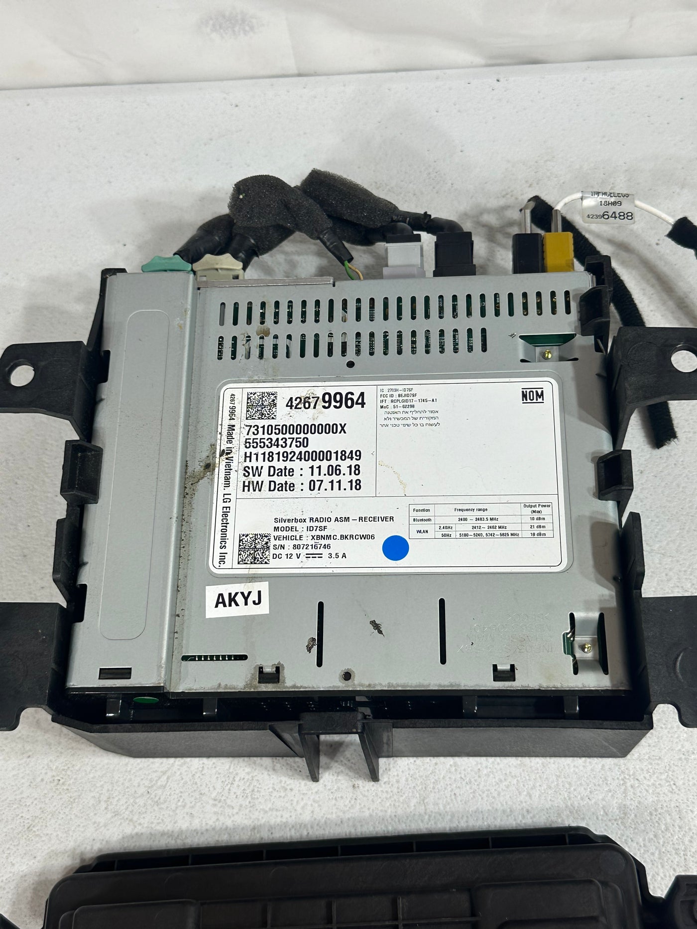 2019 2020 CHEVROLET SPARK MYLINK RADIO TOUCH SCREEN DISPLAY 7" 42679963 OEM