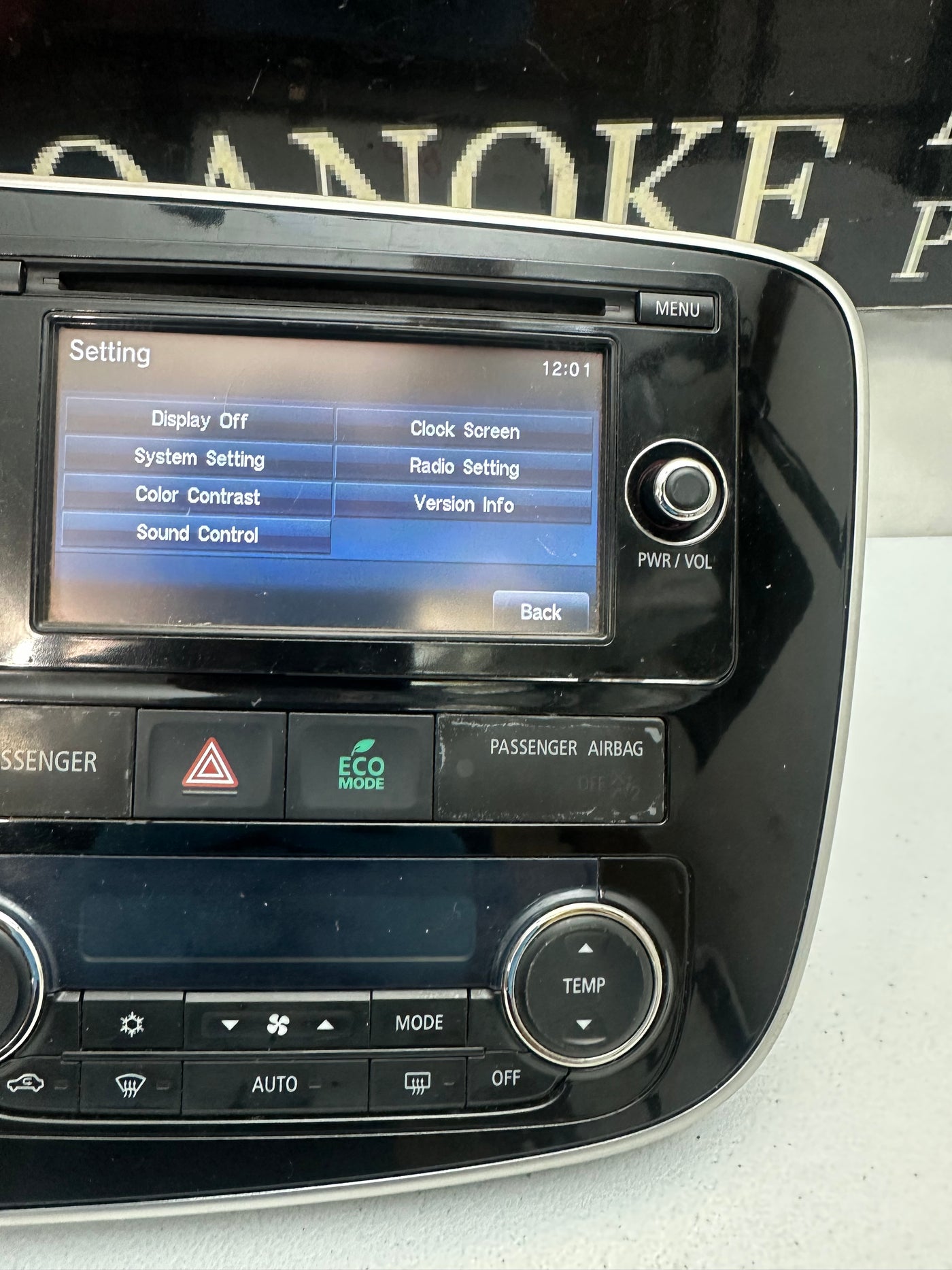 2014-2015 Mitsubishi Outlander AM FM Radio Receiver 6.10 Screen OEM