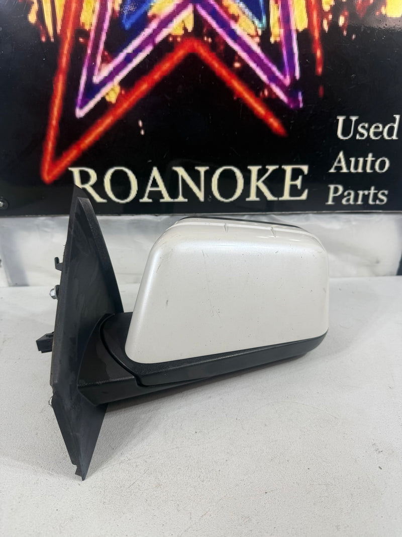 07 - 10 Ford Edge Left Driver Side Mirror White Platinum Heated OEM