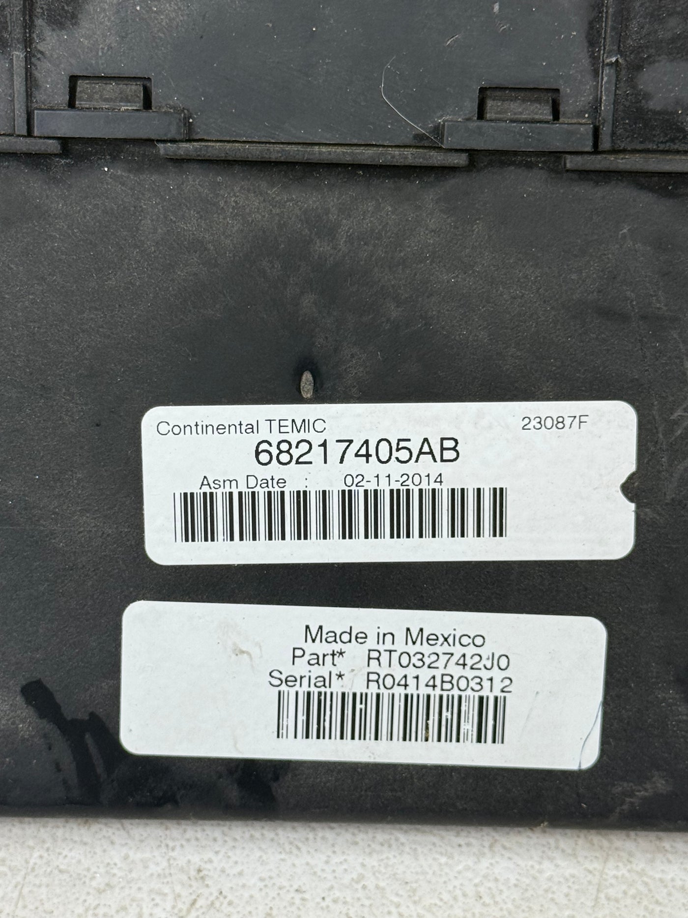 DODGE GRAND CARAVAN TOWN COUNTRY FUSE BOX TIPM 2014 68217405AB OEM