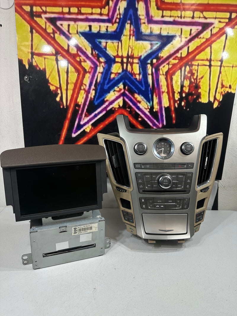 2008-2015 Cadillac CTS Navigation Information Display Screen Opt UAV Whole Set