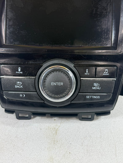14-17 HONDA ODYSSEY RADIO RECEIVER CD PLAYER DISPLAY SCREEN 39540-TK8-A110 CODE