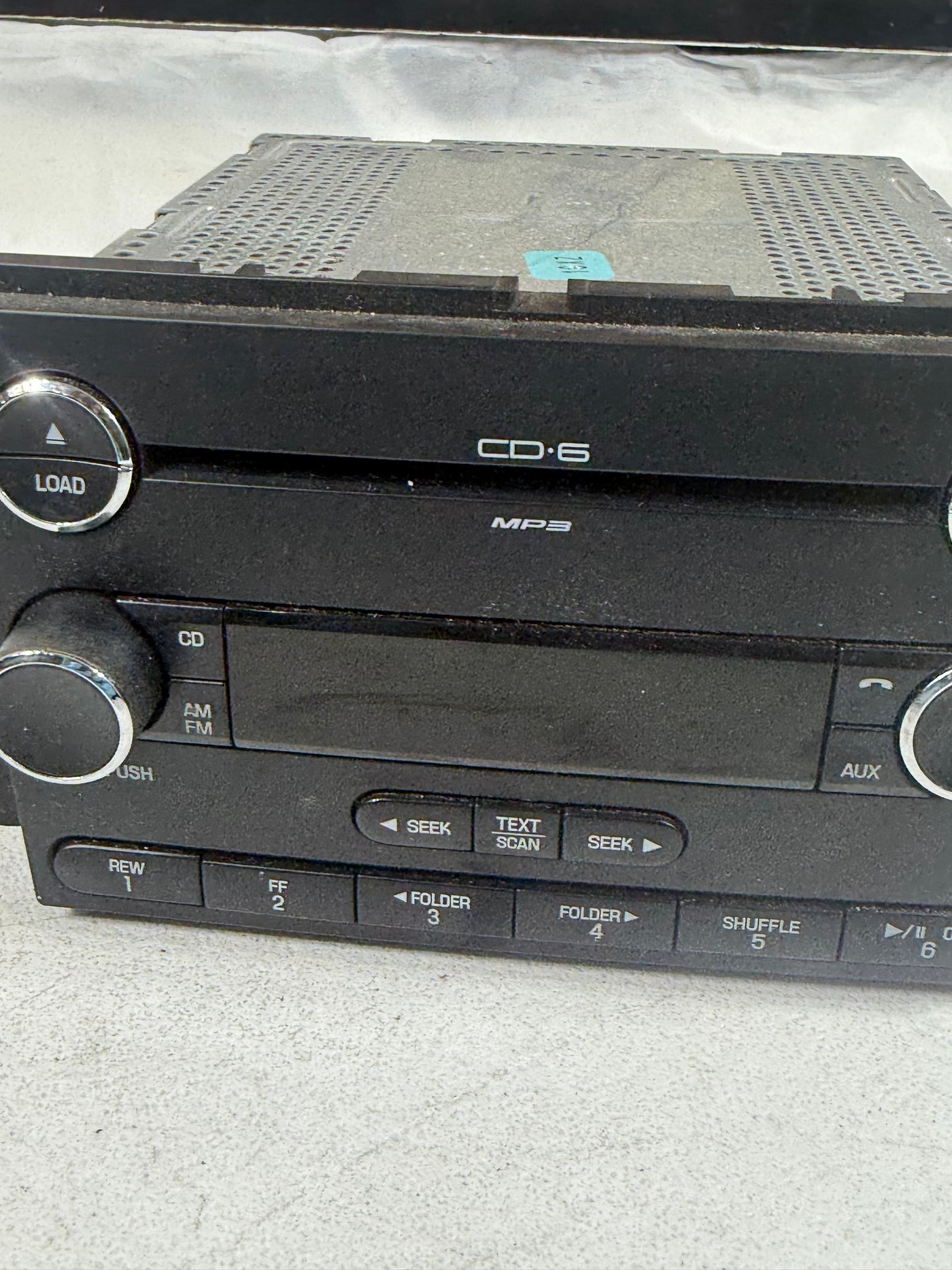 2009-10 Lincoln MKX / 2009 Ford Edge AM FM Radio MP3 w/ 6 Disc CD 9T4T-18C815-GB