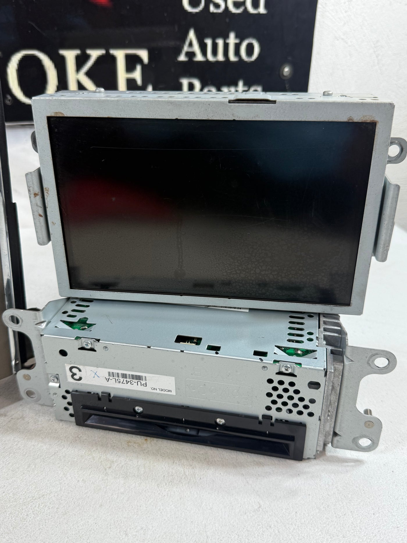 2011-2015 LINCOLN MKX SYNC 2 SCREEN NAVIGATION STEREO BEZEL CLIMATE PANEL OEM