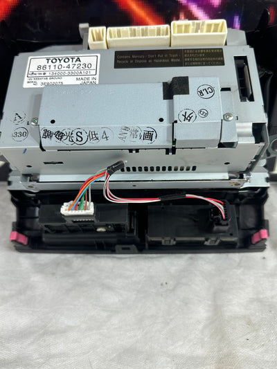 2006-2009 Toyota Prius Radio Info Screen Display With Rear Cam 86110-47230