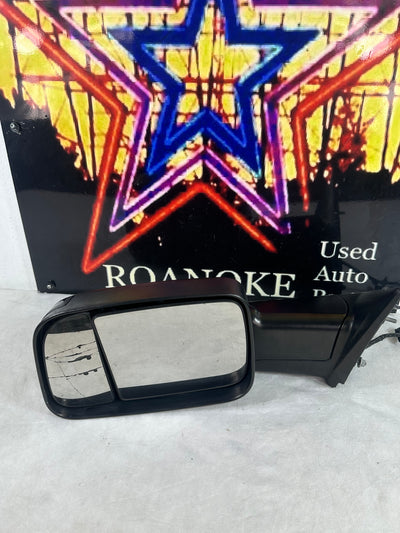 Left Door Mirror fits: 2012 Ram Dodge 1500 pickup Power Pickup trailer tow OEM