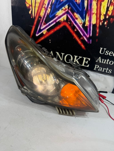 2010-2013 Infiniti G25 G37 Sedan Front Right Side Xenon HID Headlight OEM SMOKED