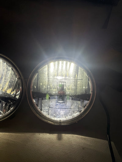 2007-2018 JEEP WRANGLER GROTE LED HEADLIGHT LAMP SET PAIR LEFT AND RIGHT