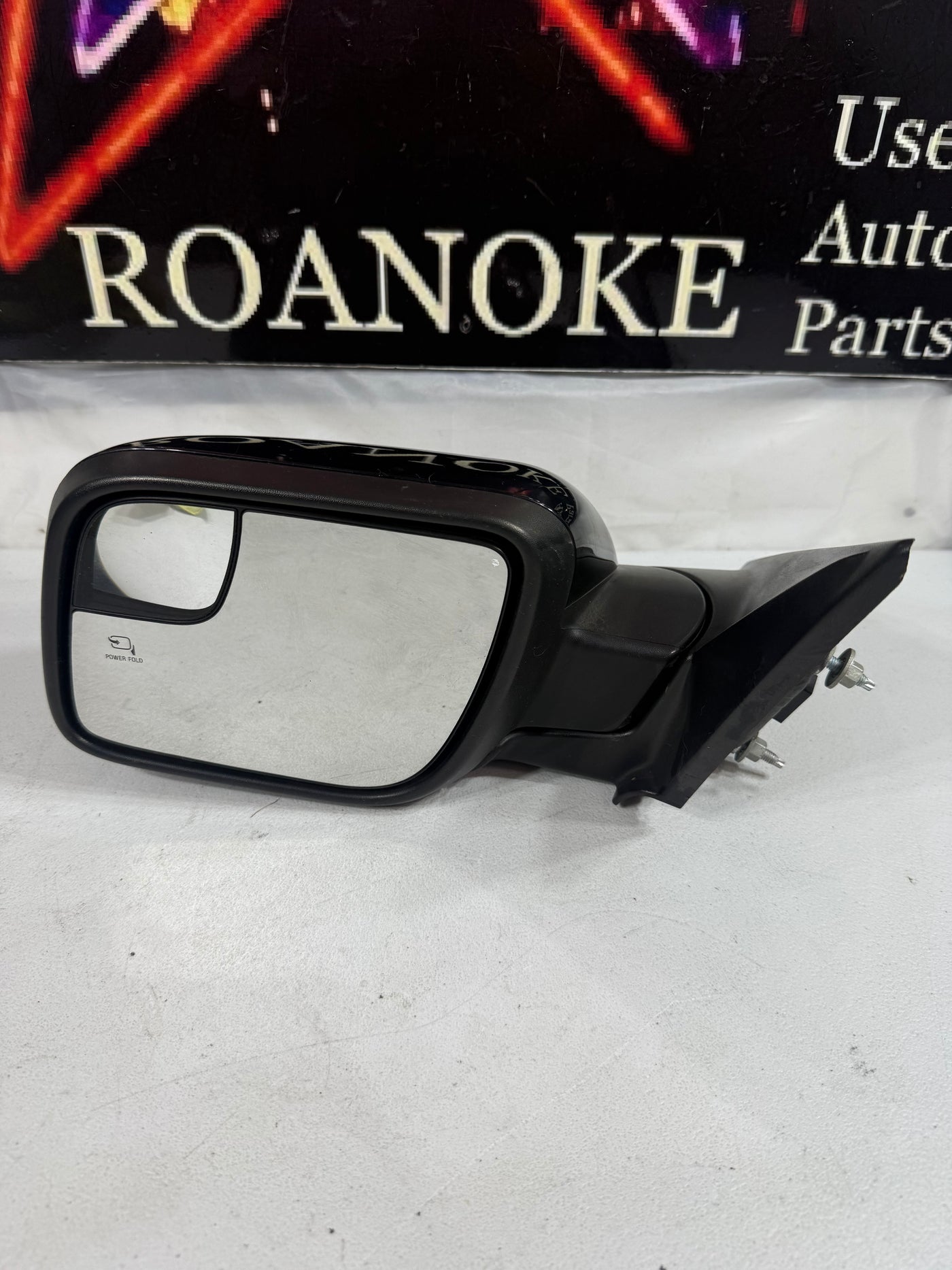 Driver left LH Side View Mirror Power Folding Fits 16-18 EXPLORER Black OEM