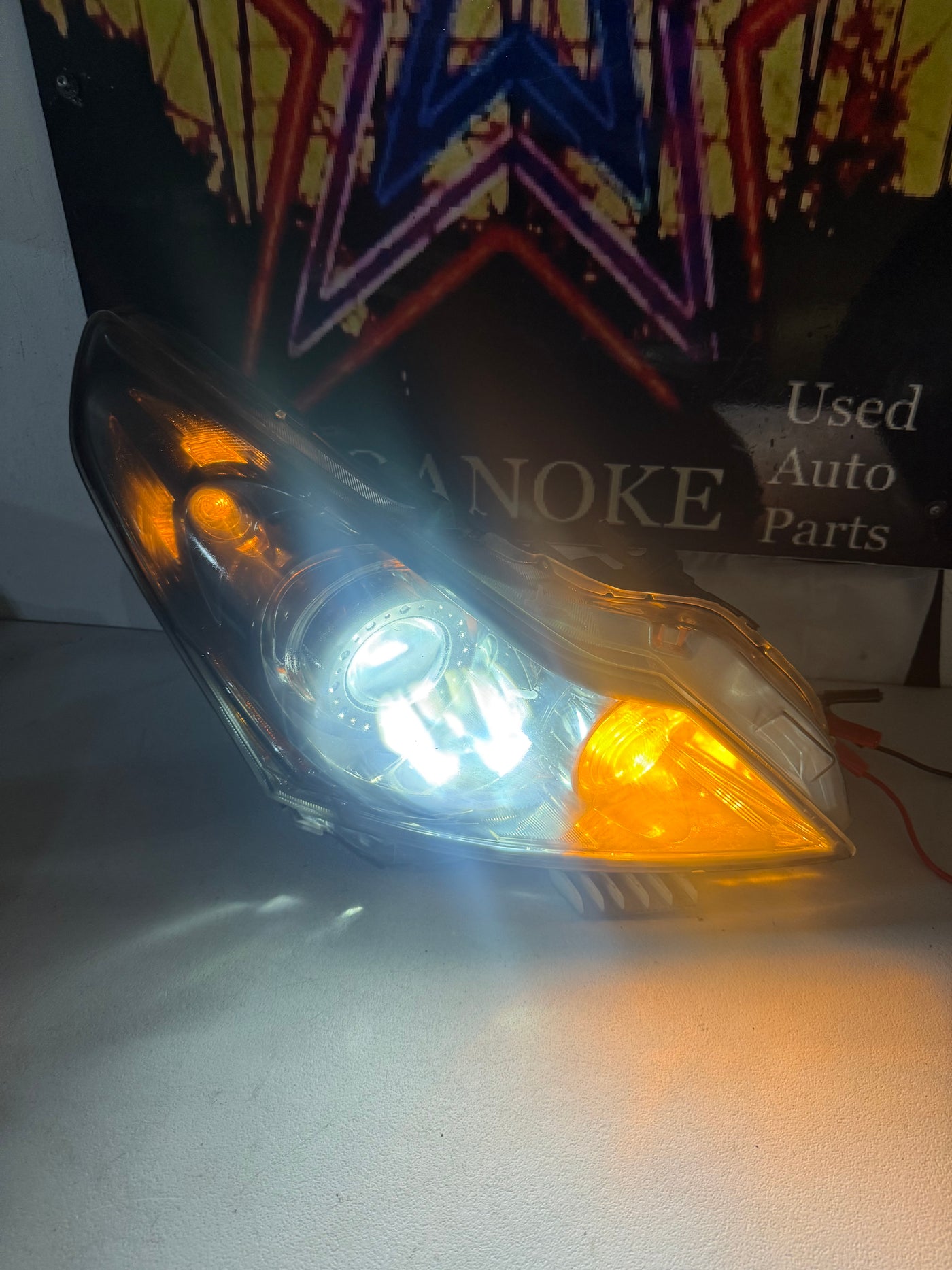 2010-2013 Infiniti G25 G37 Sedan Front Right Side Xenon HID Headlight OEM SMOKED