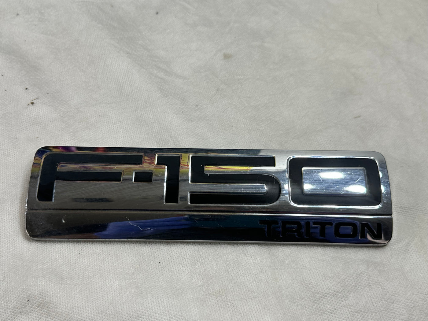 04-08 Ford F-150 F150 5.4 Triton Side Chrome Emblem Badge Logo 2004-2008 OEM