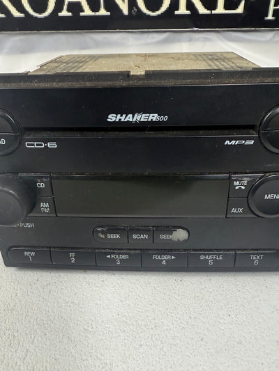 2008-09 FORD MUSTANG SHAKER RADIO STEREO HEAD UNIT CD PLAYER MP3 8R3T-18C815-GE