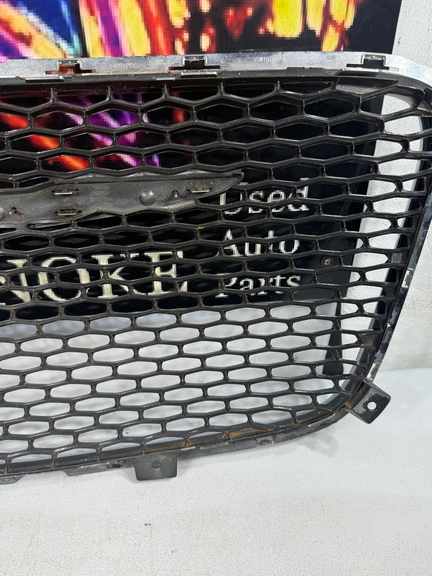 15-23 Chrysler 300 Front UPPER Bumper Grille Grill Honeycomb Mesh Chrome OEM