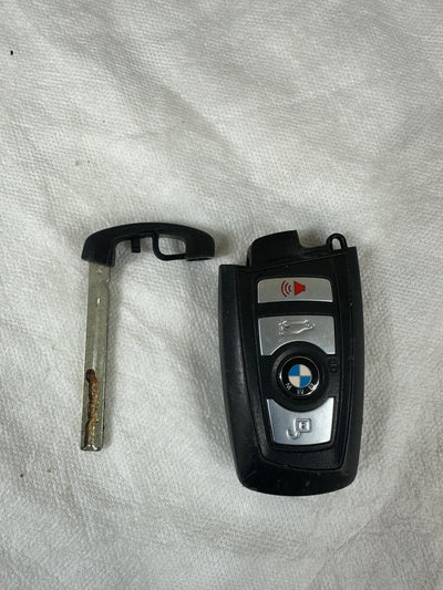 BMW 11-18 F25 F26 Front Dashboard Center Air Vent Grille Trim Assembly W/ Key
