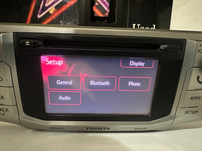 10 11 12 13 TOYOTA 4RUNNER OEM Factory AM FM RADIO Info Display CD Player P10121