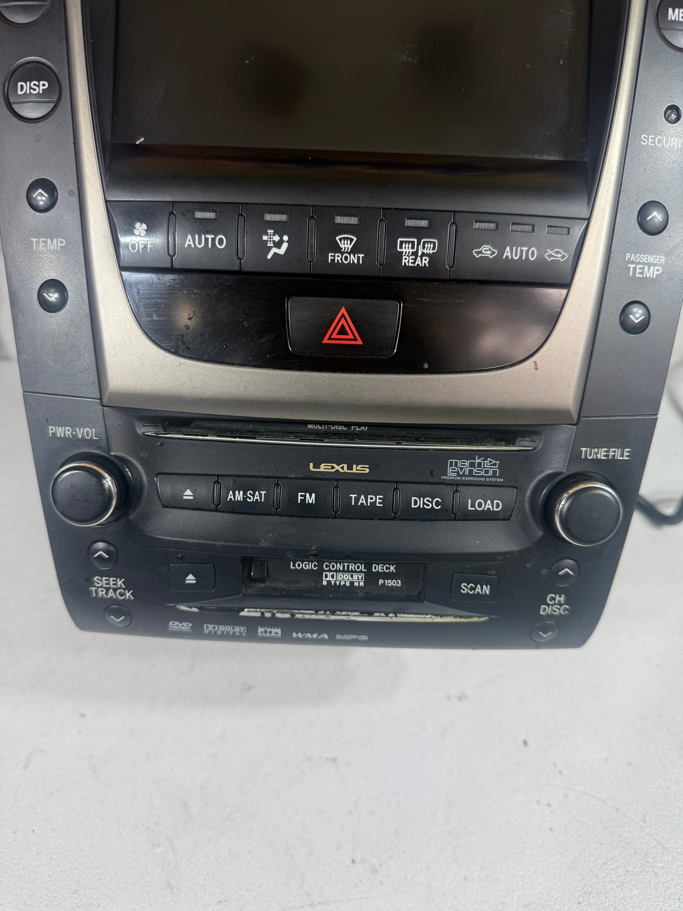 2007 Lexus GS450h GPS Display Navigation Screen 86111-30550 OEM
