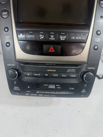 2007 Lexus GS450h GPS Display Navigation Screen 86111-30550 OEM
