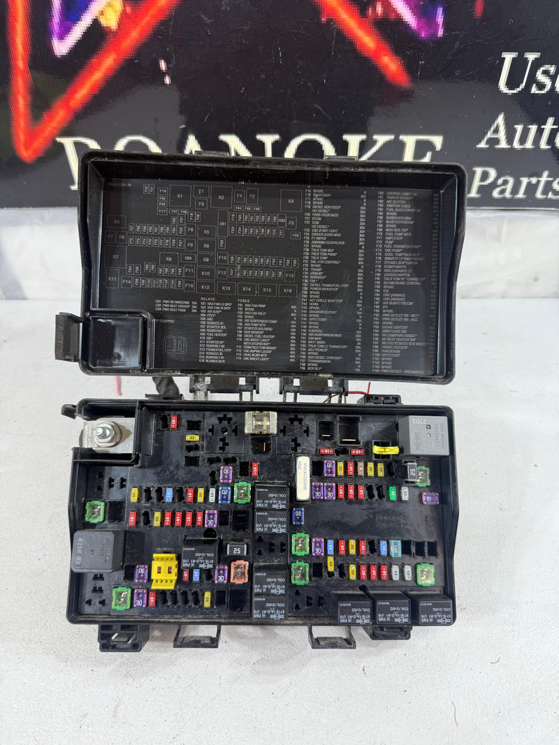 2017 RAM 1500 INTEGRATED POWER CONTROL MODULE FUSE BOX TIPM 683223713AB OEM