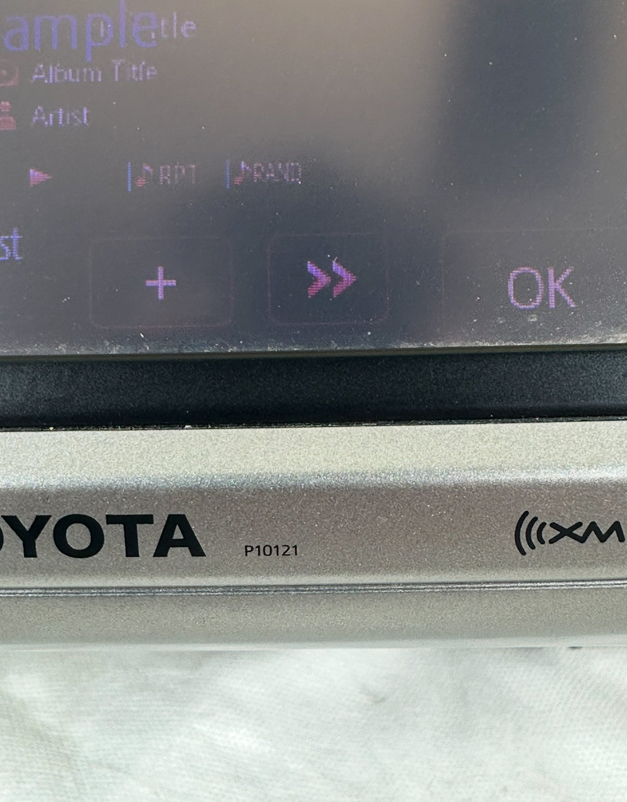 10 11 12 13 TOYOTA 4RUNNER OEM Factory AM FM RADIO Info Display CD Player P10121