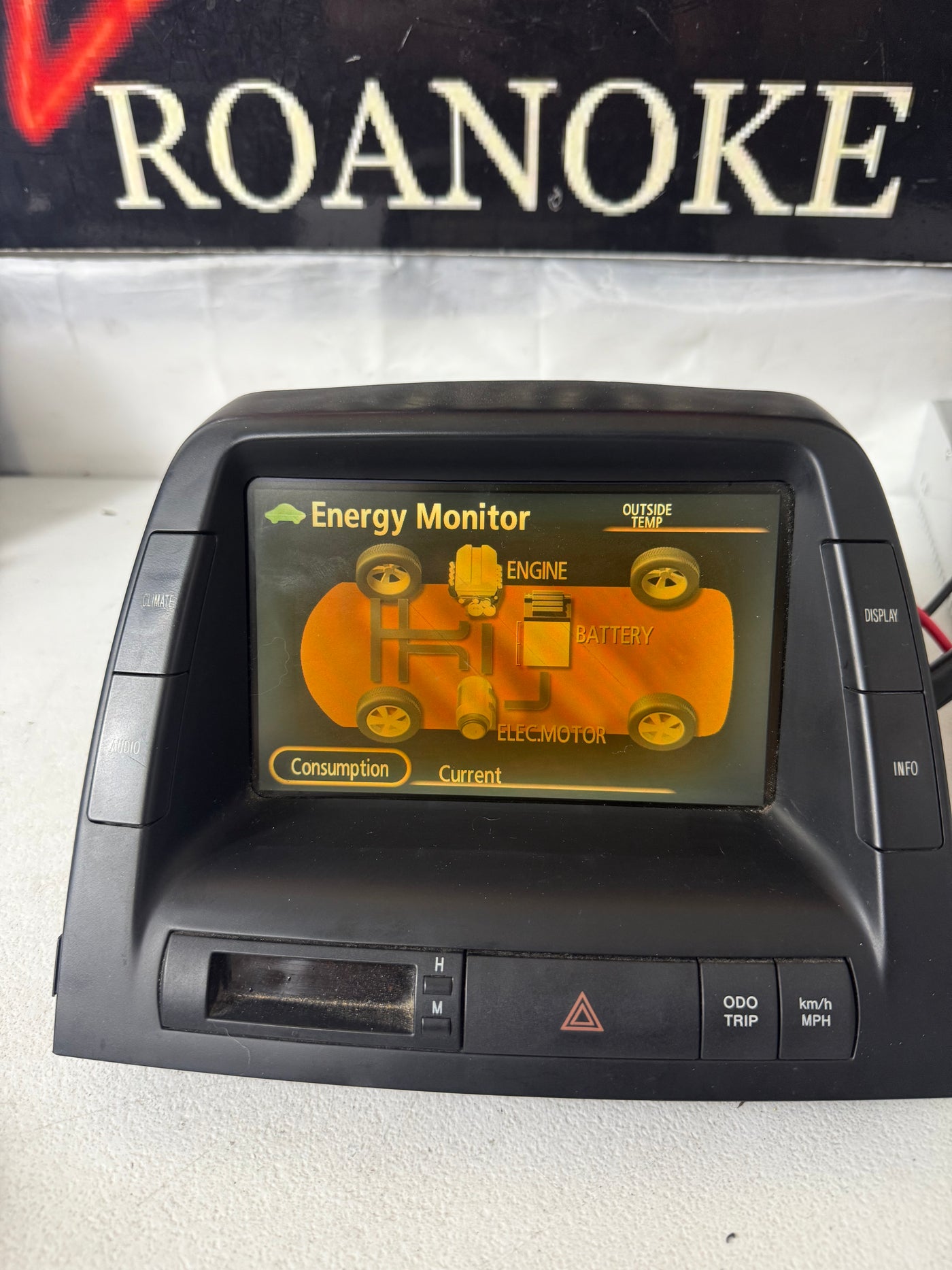 06-09 Toyota Prius MFD Display Screen Info Monitor OEM 86110-47210 No Nav Tested