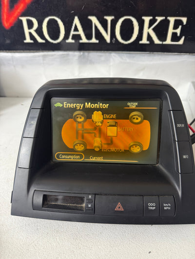 06-09 Toyota Prius MFD Display Screen Info Monitor OEM 86110-47210 No Nav Tested