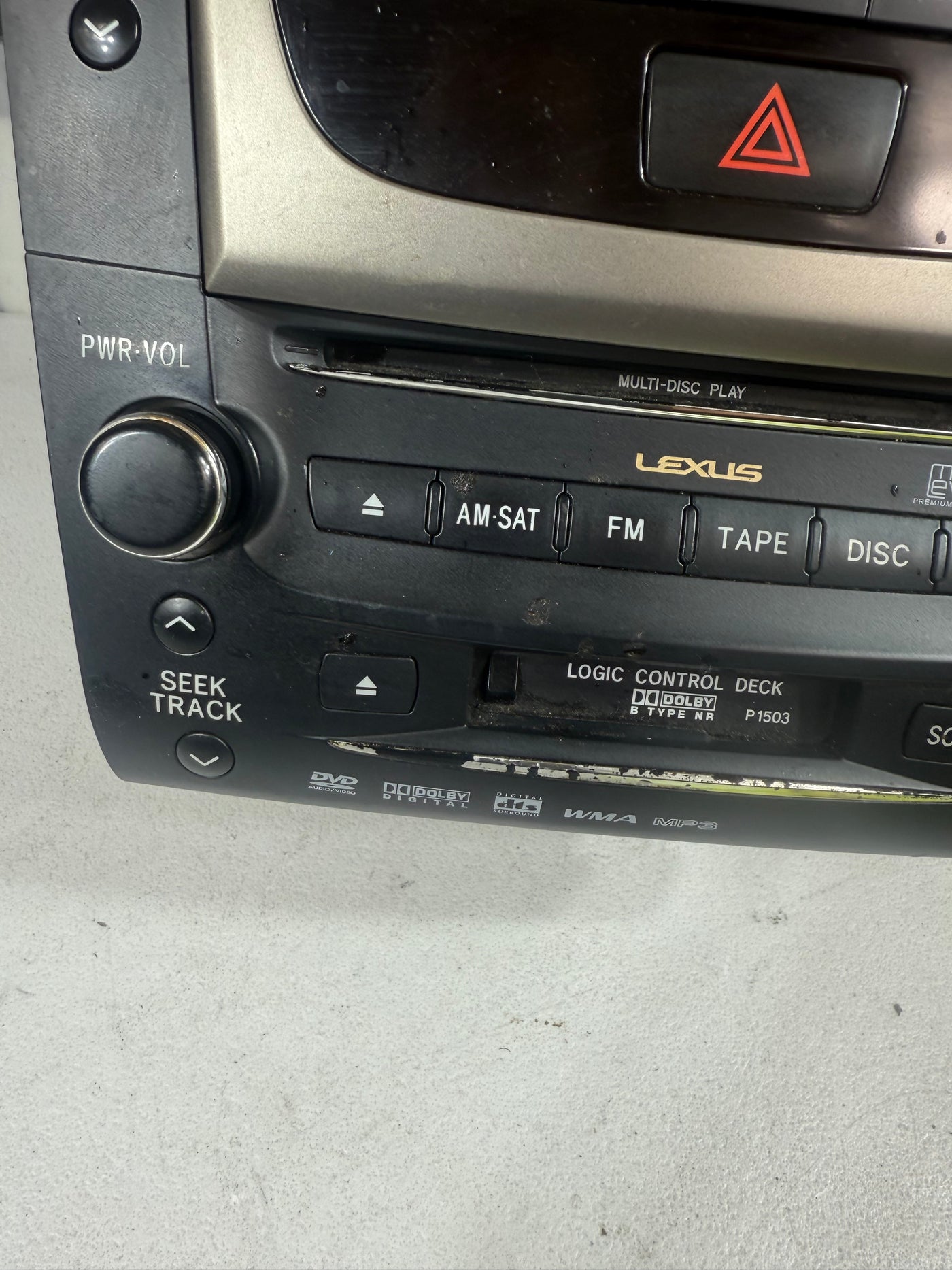 2007 Lexus GS450h GPS Display Navigation Screen 86111-30550 OEM