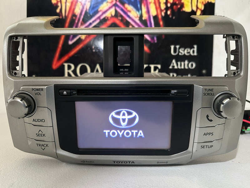 10 11 12 13 TOYOTA 4RUNNER OEM Factory AM FM RADIO Info Display CD Player P10121