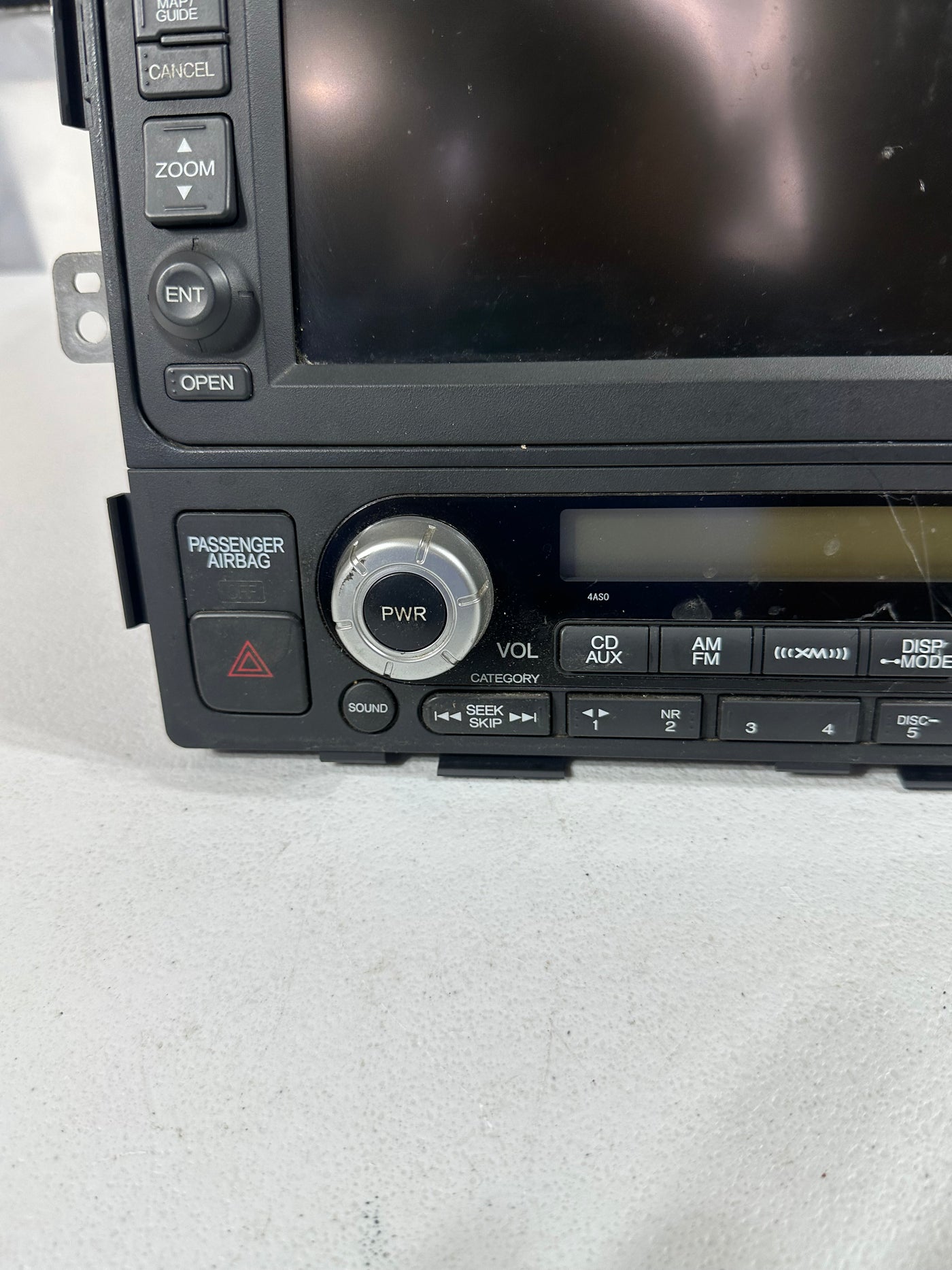 2006-2008 Honda Ridgeline Navigation Radio CD Player Display Screen With Code