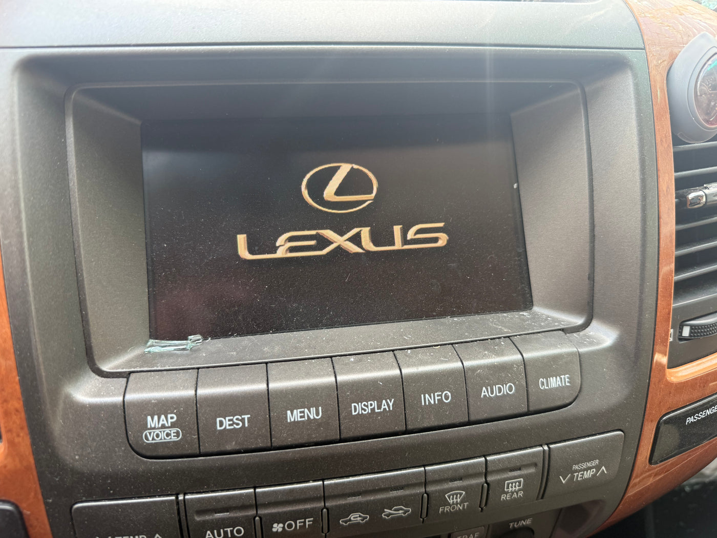 Lexus GX470 2003-2005 Multi Display Navigation screen 86111-60120 OEM