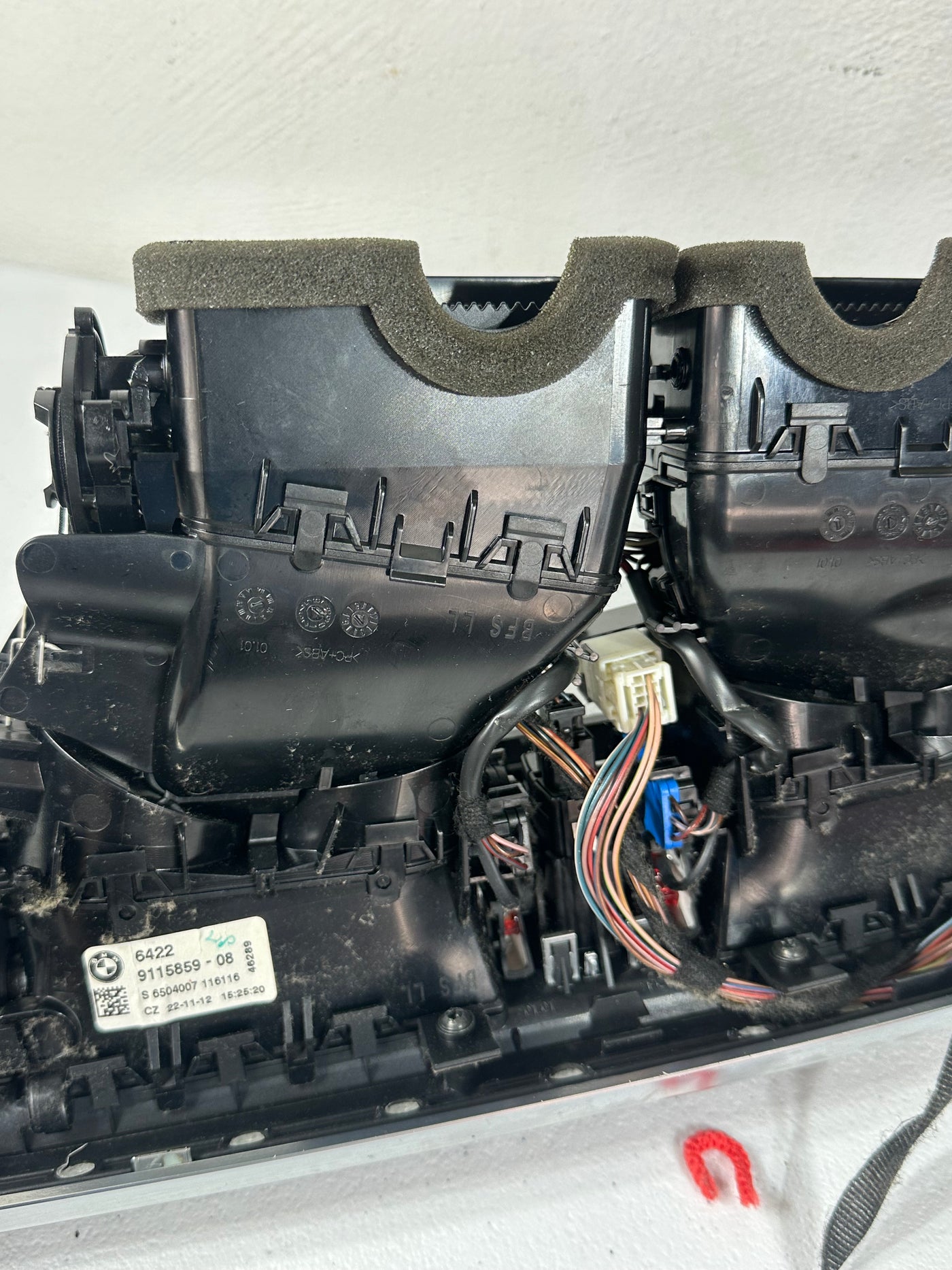 09-15 BMW 750I 740I F01 F02 Center Dash Trim W/ Air Vents OEM Woodgrain OEM