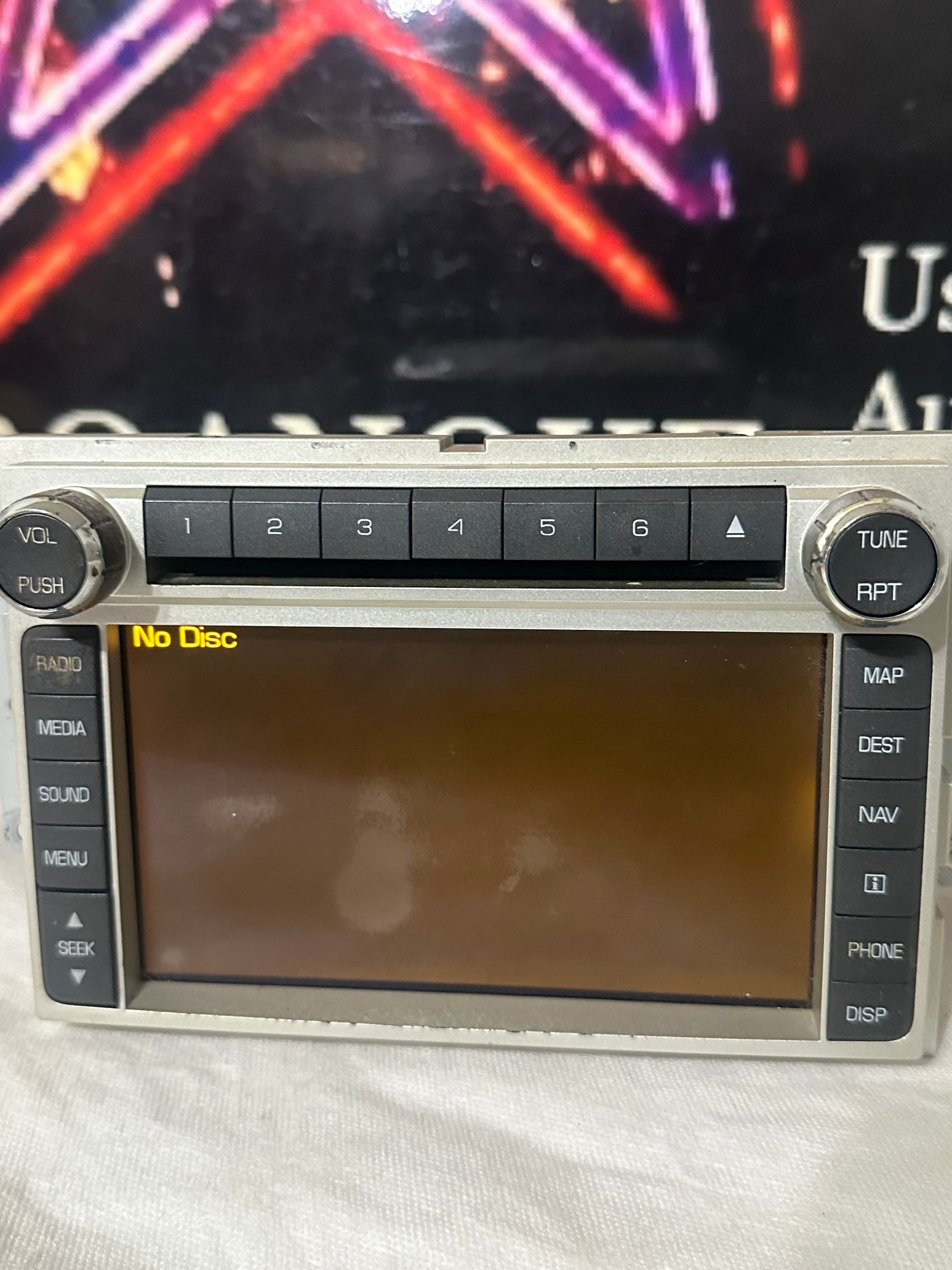 2007-2010 Lincoln MKX AM/FM/CD 6 Disc Navigation System OEM