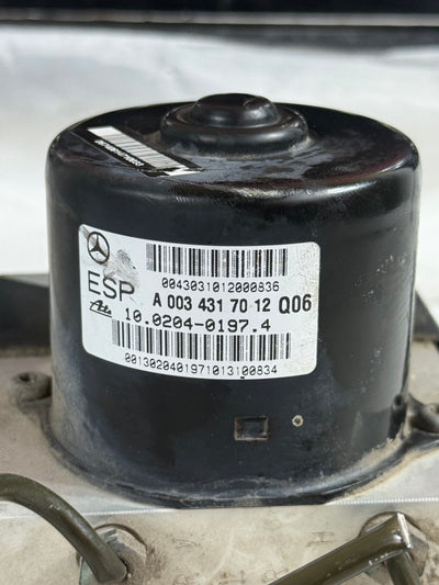 01-04 MERCEDES R170 SLK230 SLK320 ABS ANTI LOCK BRAKE PUMP HYDRAULIC MODULE