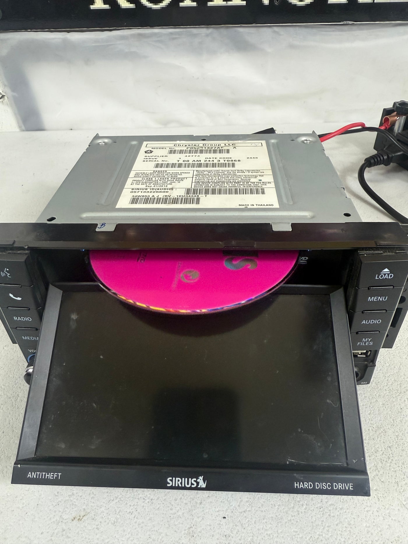 Jeep Dodge Chrysler MyGig CD DVD Radio High RBZ Wrangler Caravan Ram UCONNECT