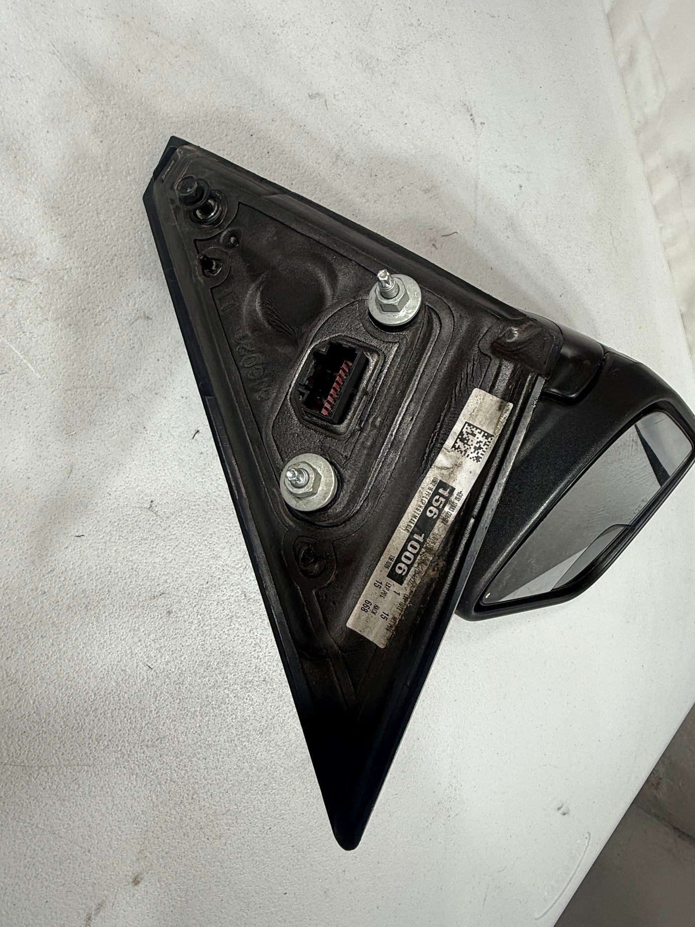 Driver left LH Side View Mirror Power Folding Fits 16-18 EXPLORER Black OEM