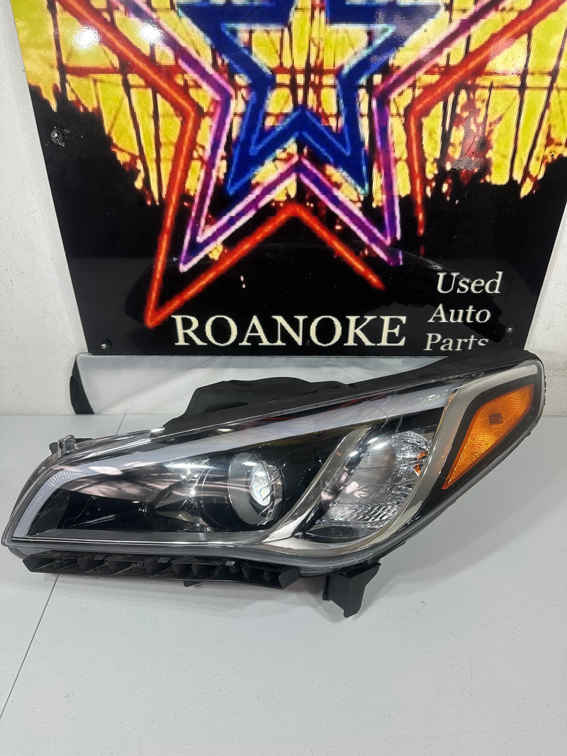 2015 2016 2017 Hyundai Sonata LH Driver Left Halogen Headlight TYC
