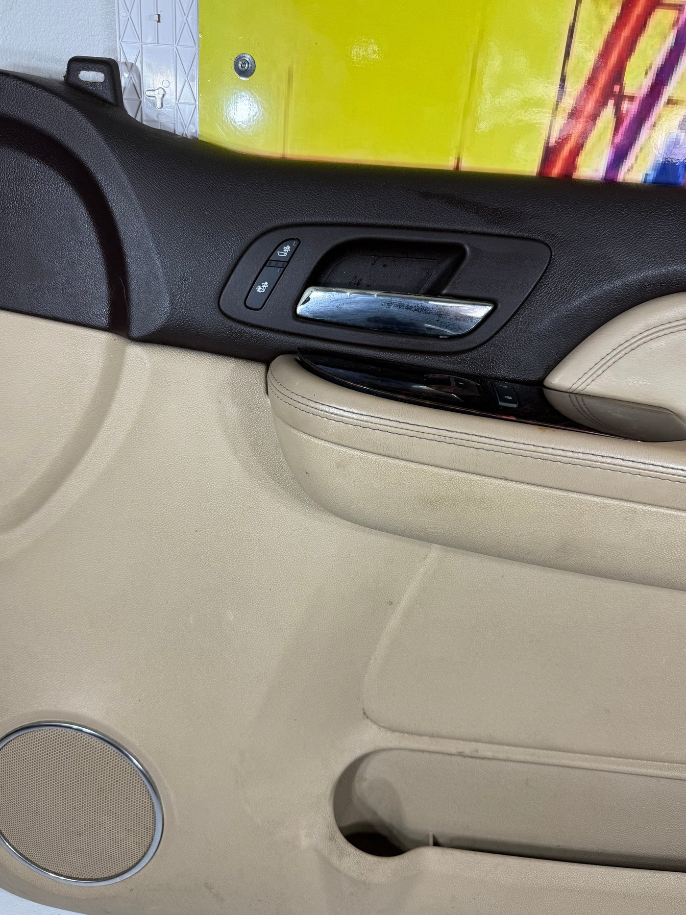 07-09 Chevy Silverado GMC SIERRA Right Passenger Front Door Trim Panel OEM