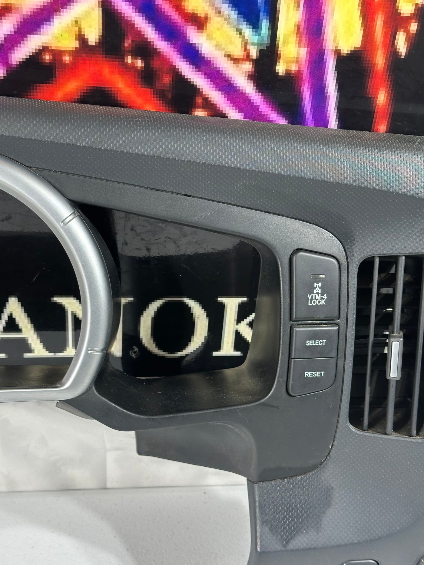 2007 Honda Ridgeline Speedometer/RadioAC Dash Surround Bezel FULLY LOADED OEM