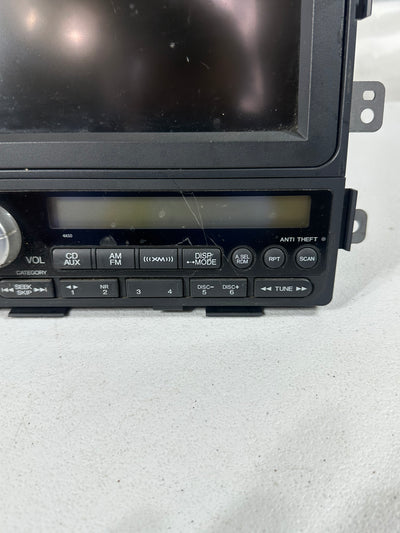 2006-2008 Honda Ridgeline Navigation Radio CD Player Display Screen With Code