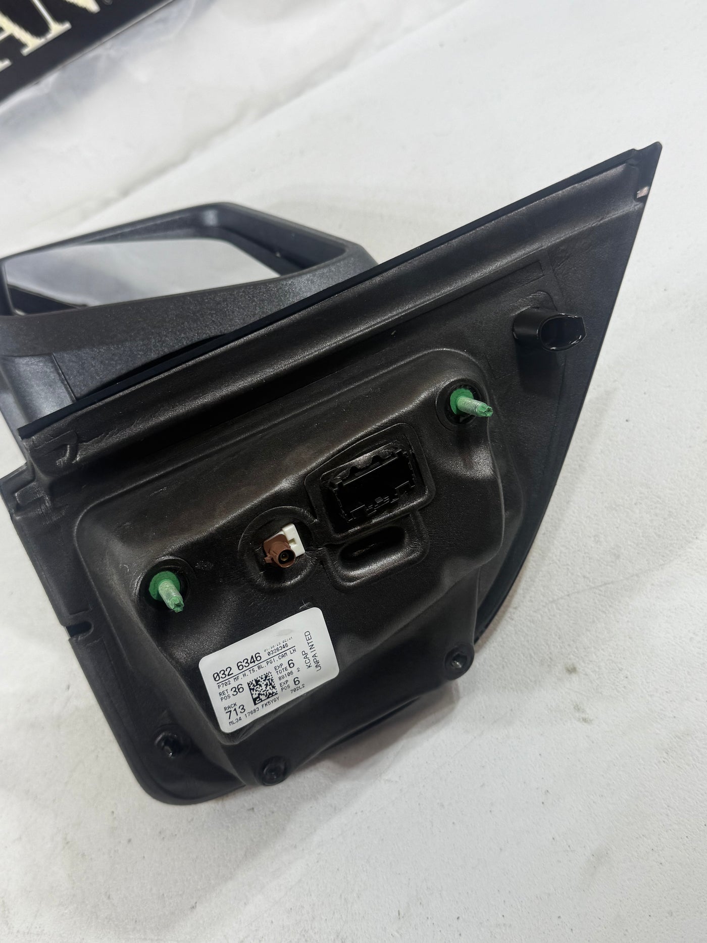 2021-2024 FORD F-150 SIDE MIRROR OEM LEFT DRIVER SIDE WITH BLIND SPOT & CAMERA MINT CONDITION