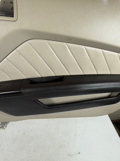 OEM 2010 - 2014 FORD MUSTANG COUPE RIGHT PASSENGER DOOR PANEL BEIGE SHAKER