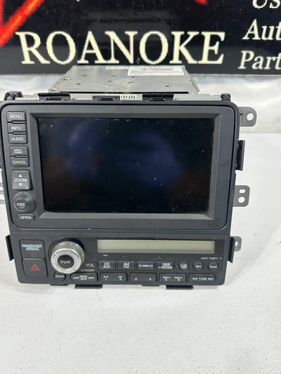 2006-2008 Honda Ridgeline Navigation Radio CD Player Display Screen With Code