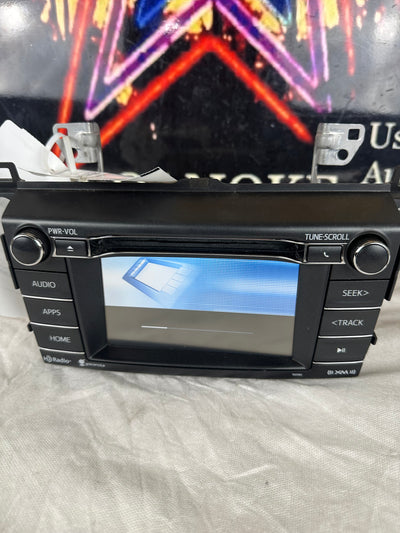 Reman 2015-2018 Toyota RAV4 OEM HD Radio Touch Screen CD Player Gracenote 100582