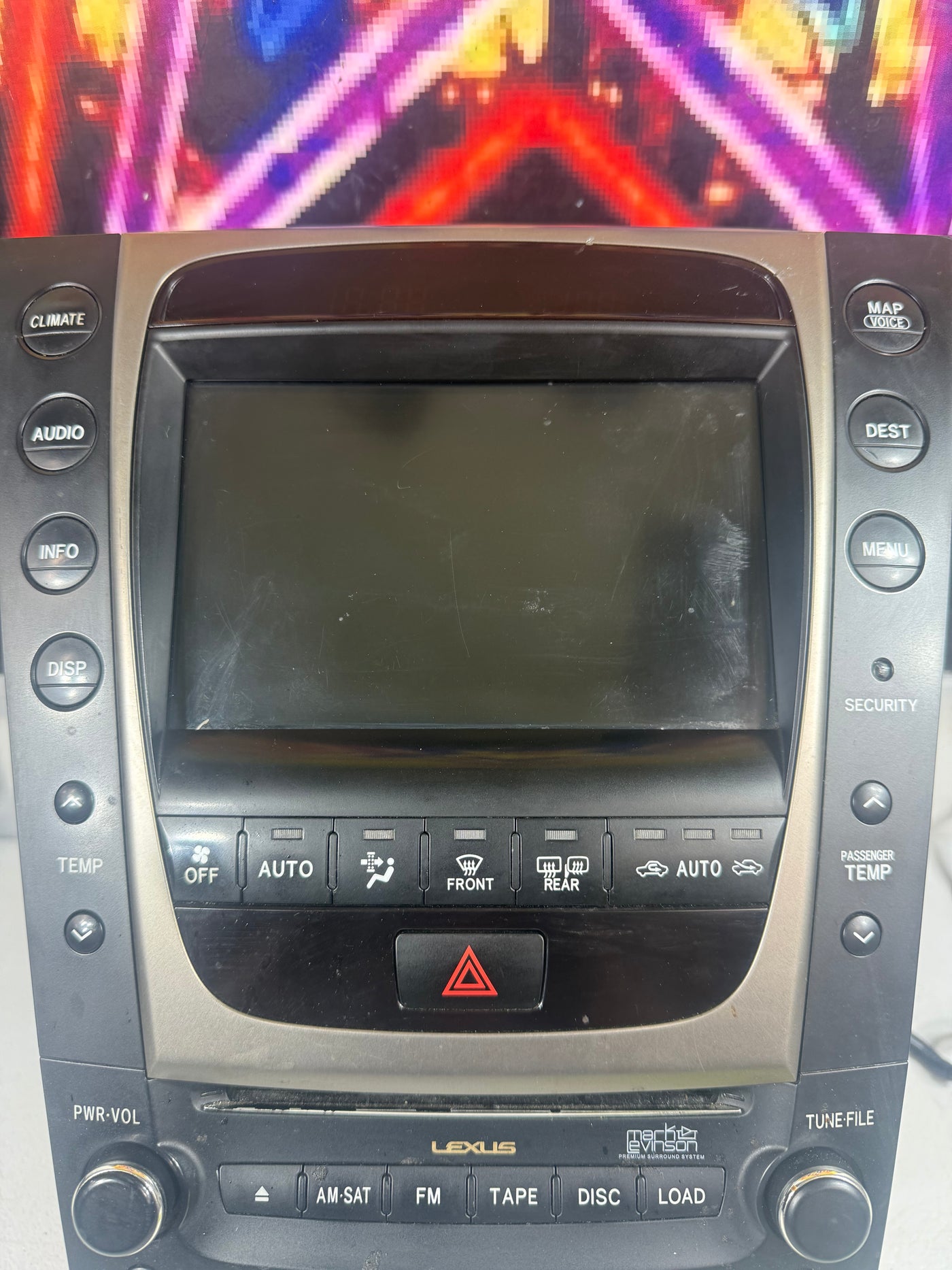 2007 Lexus GS450h GPS Display Navigation Screen 86111-30550 OEM