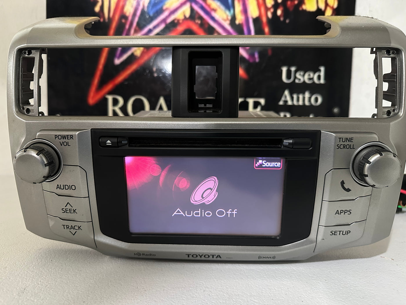 10 11 12 13 TOYOTA 4RUNNER OEM Factory AM FM RADIO Info Display CD Player P10121