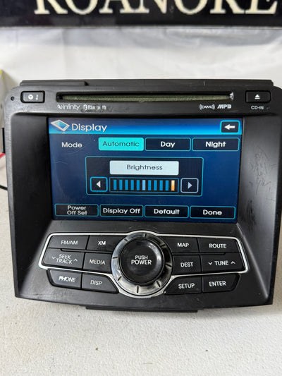 11 12 2011 2012 Hyundai Sonata Radio Cd OEM Gps Navigation System 96560-3Q501